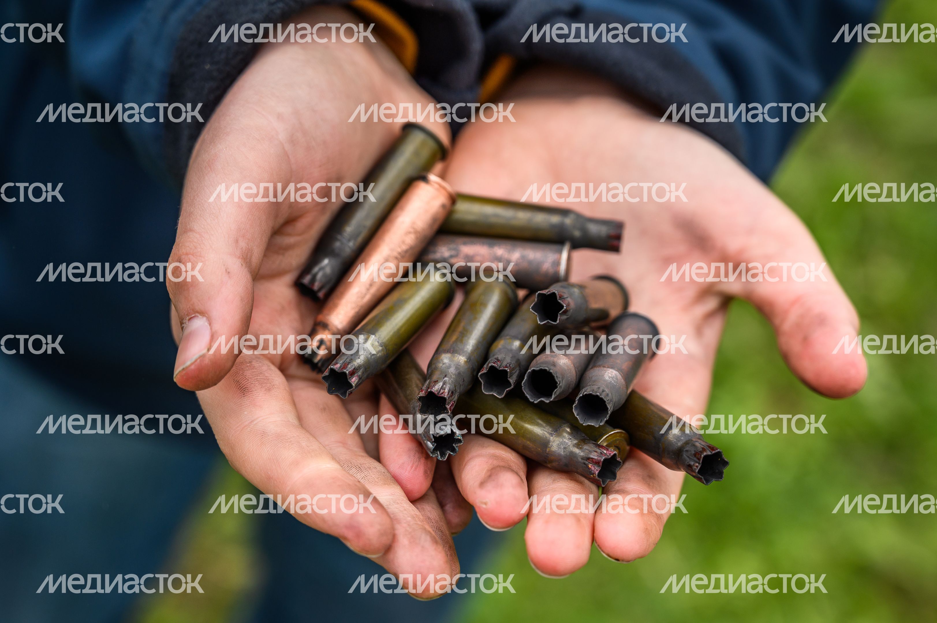 Военно-историческая реконструкция событий мая 1945 года в музее истории танка Т-34 в Мытищах