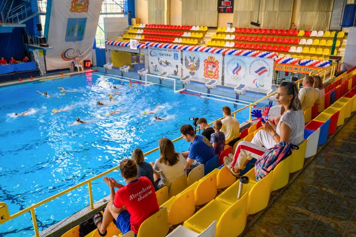 Соревнования по водному поло в рамках VI Летней спартакиады молодежи в Раменском