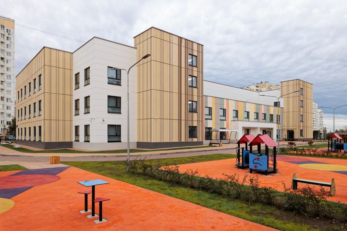 Новый детский сад в микрорайоне Рекинцо округа Солнечногорск