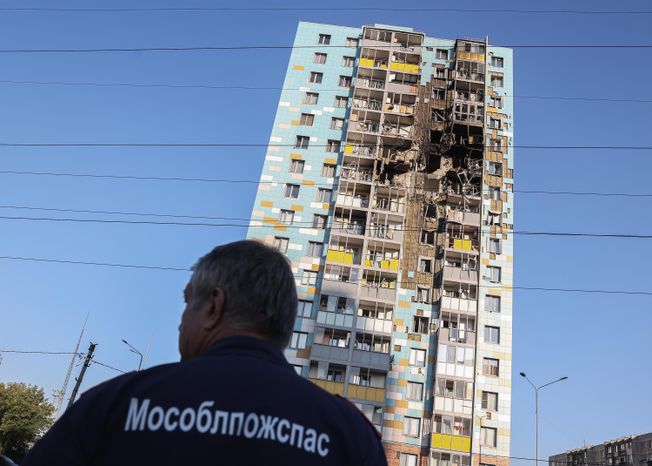 Дом в Раменском г.о., поврежденный в результате атаки украинских дронов