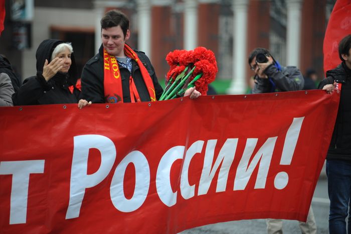 Первомайская демонстрация в Москве