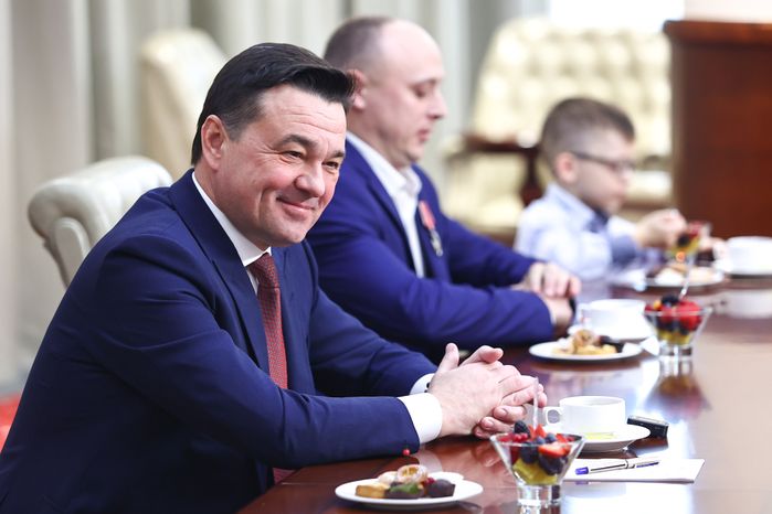 Вручение губернатором Подмосковья государственных наград участникам СВО
