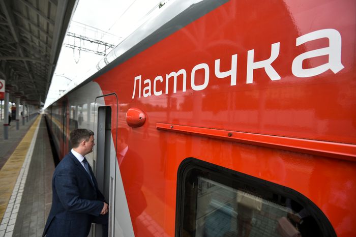 Тестовый запуск поезда «Ласточка» на Московском центральном кольце