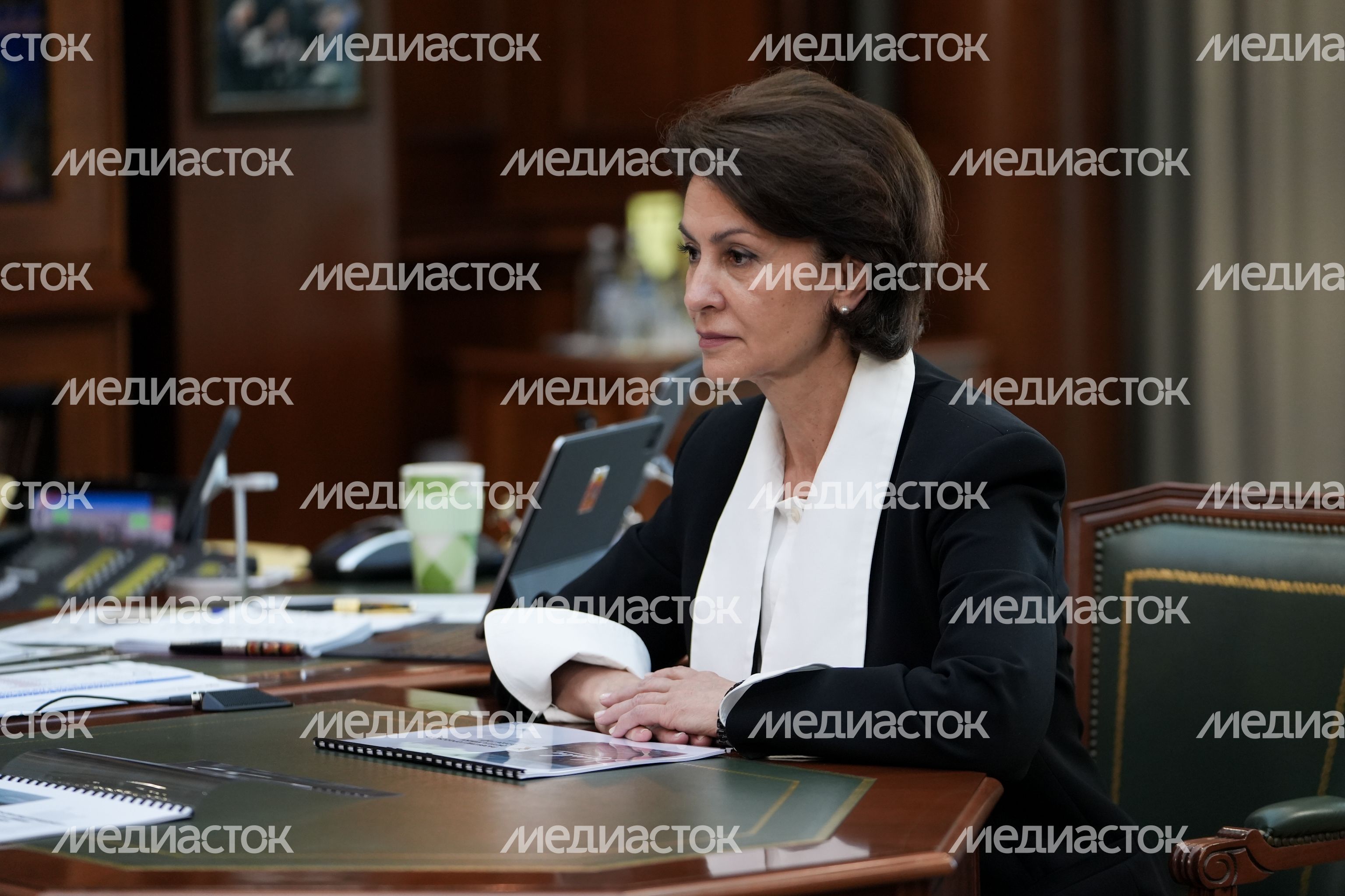 Рабочая встреча Андрея Воробьева с главой городского округа Химки Инной Федотовой