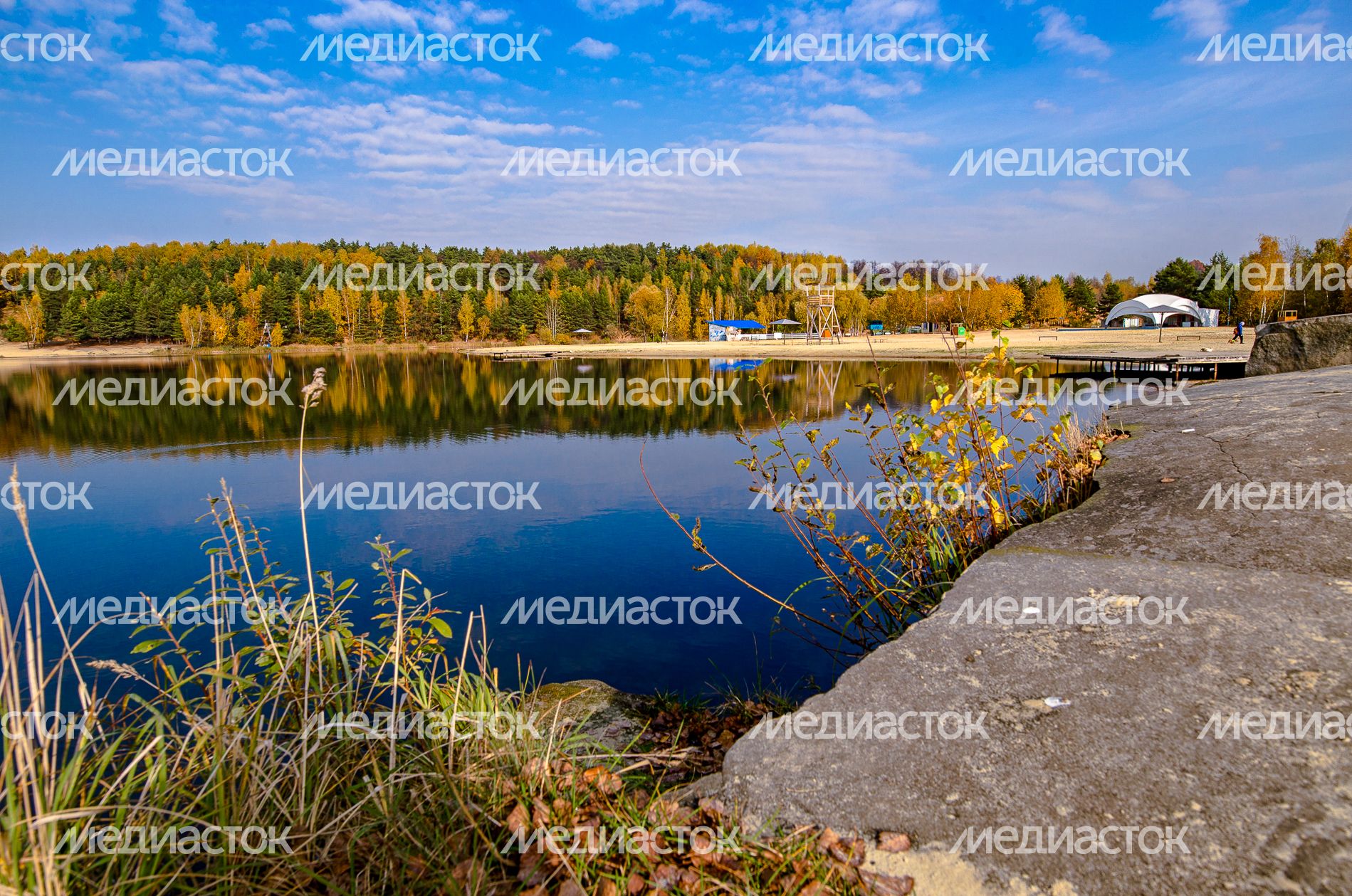 Осенние виды Волкушинского карьера