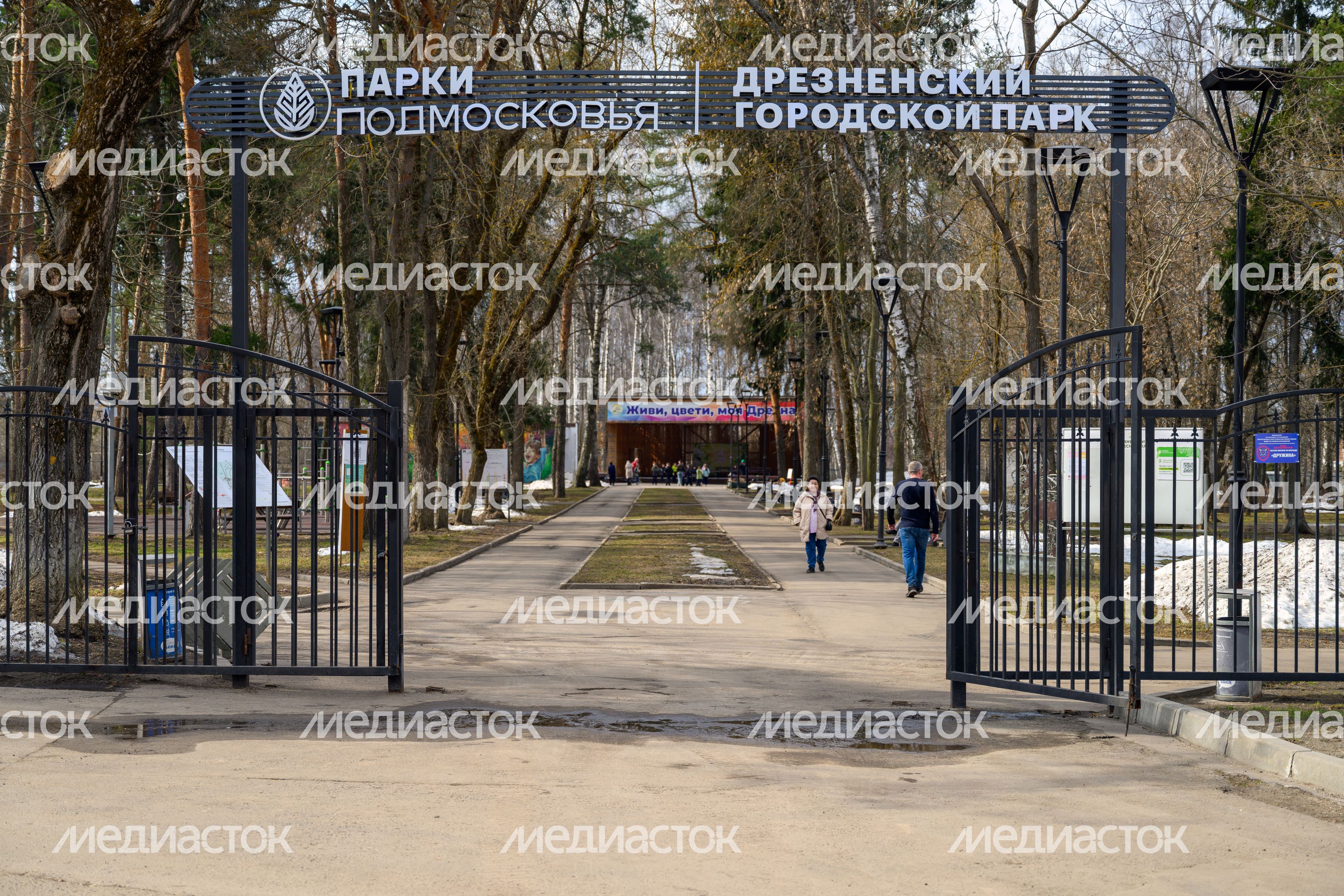 Дрезненский городской парк в Орехово-Зуевском округе. Весна Дрезненский городской парк в Орехово-Зуевском округе. Весна