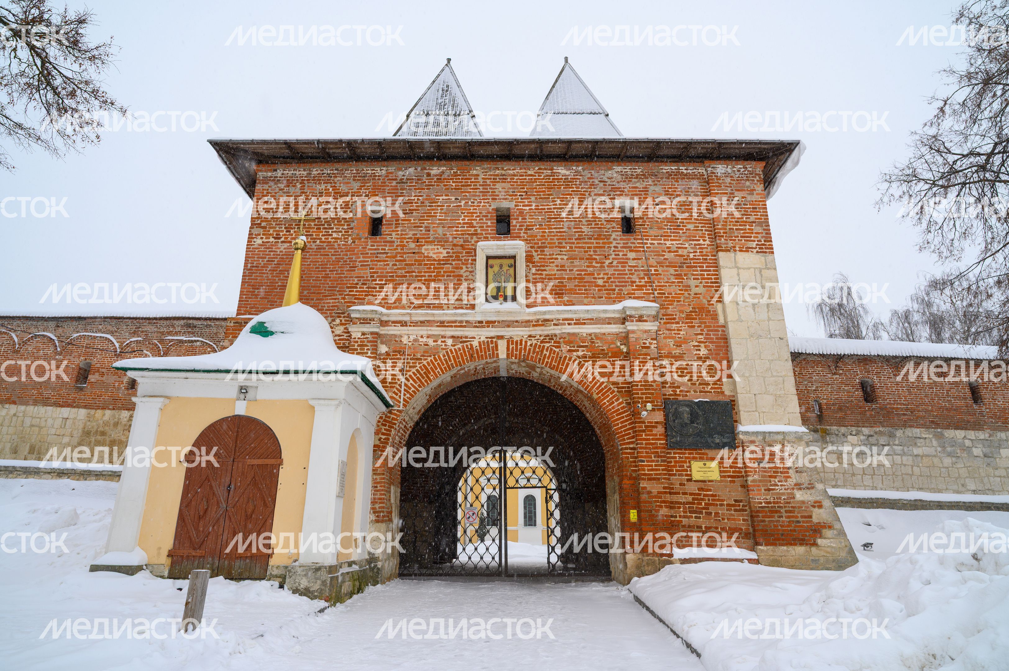 Зарайский кремль зимой Зарайский кремль зимой