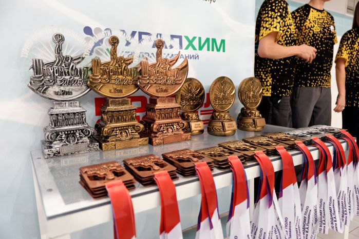 Награждение победителей турнира по водному поло памяти В.А. Панаиоти в Рузе