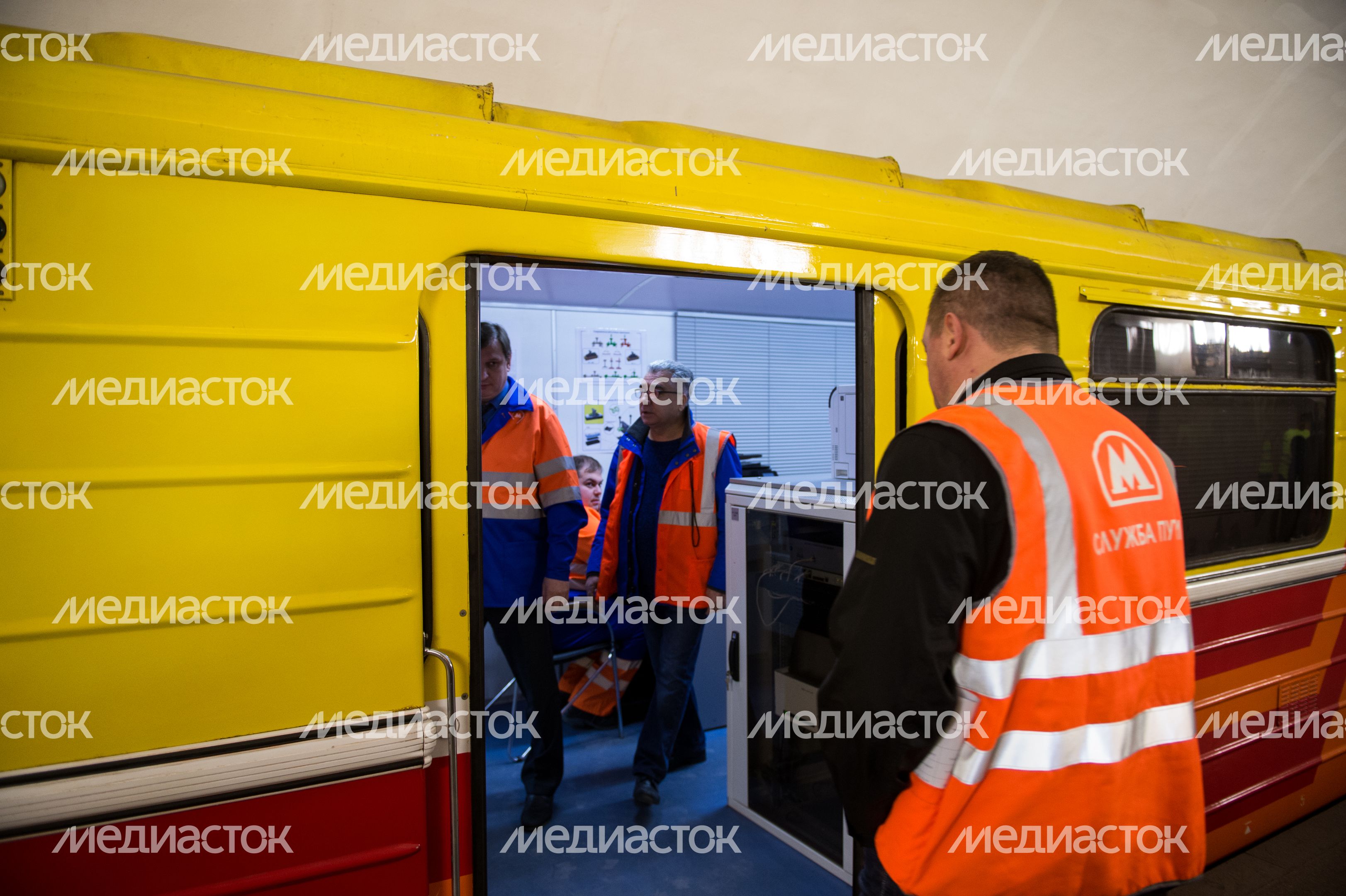 Диагностический поезд «Синергия 2» в Московском метрополитене Диагностический поезд «Синергия 2» в Московском метрополитене