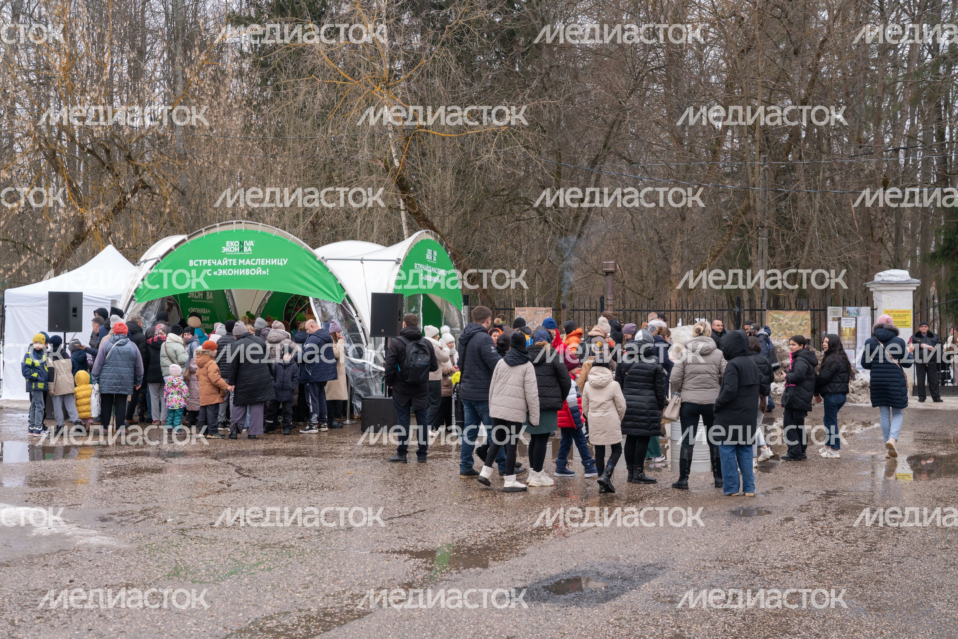 Масленица в парке "Захарово". Одинцовский округ
