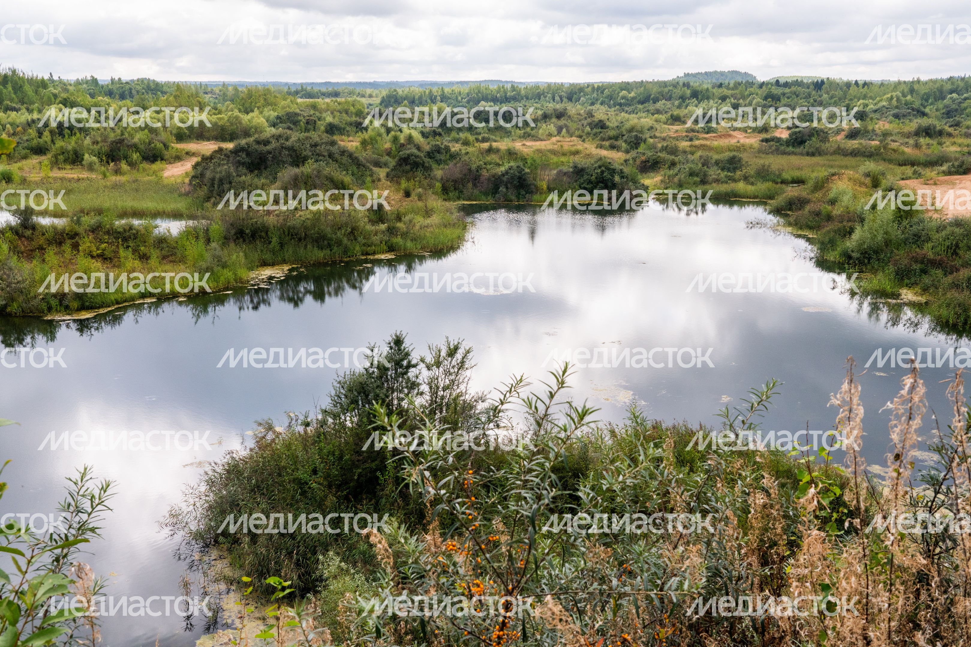 Песчаные дюны в Сычево Волоколамского округа