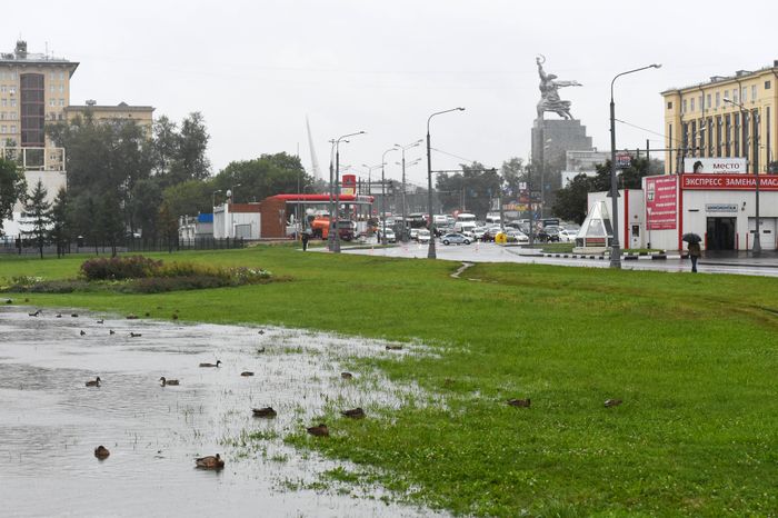 Затопление в Москве