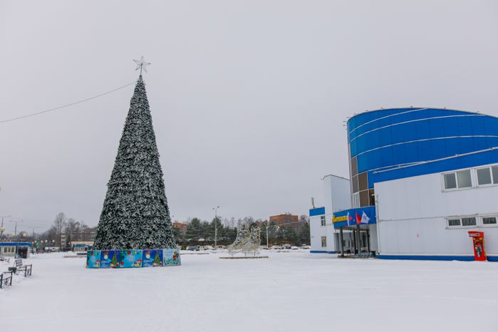 Клин. Виды города. Зима