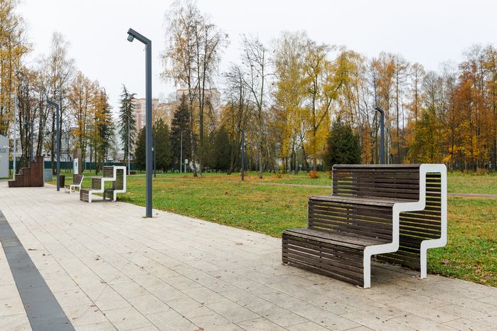Городской парк культуры и отдыха г. Ивантеевка осенью