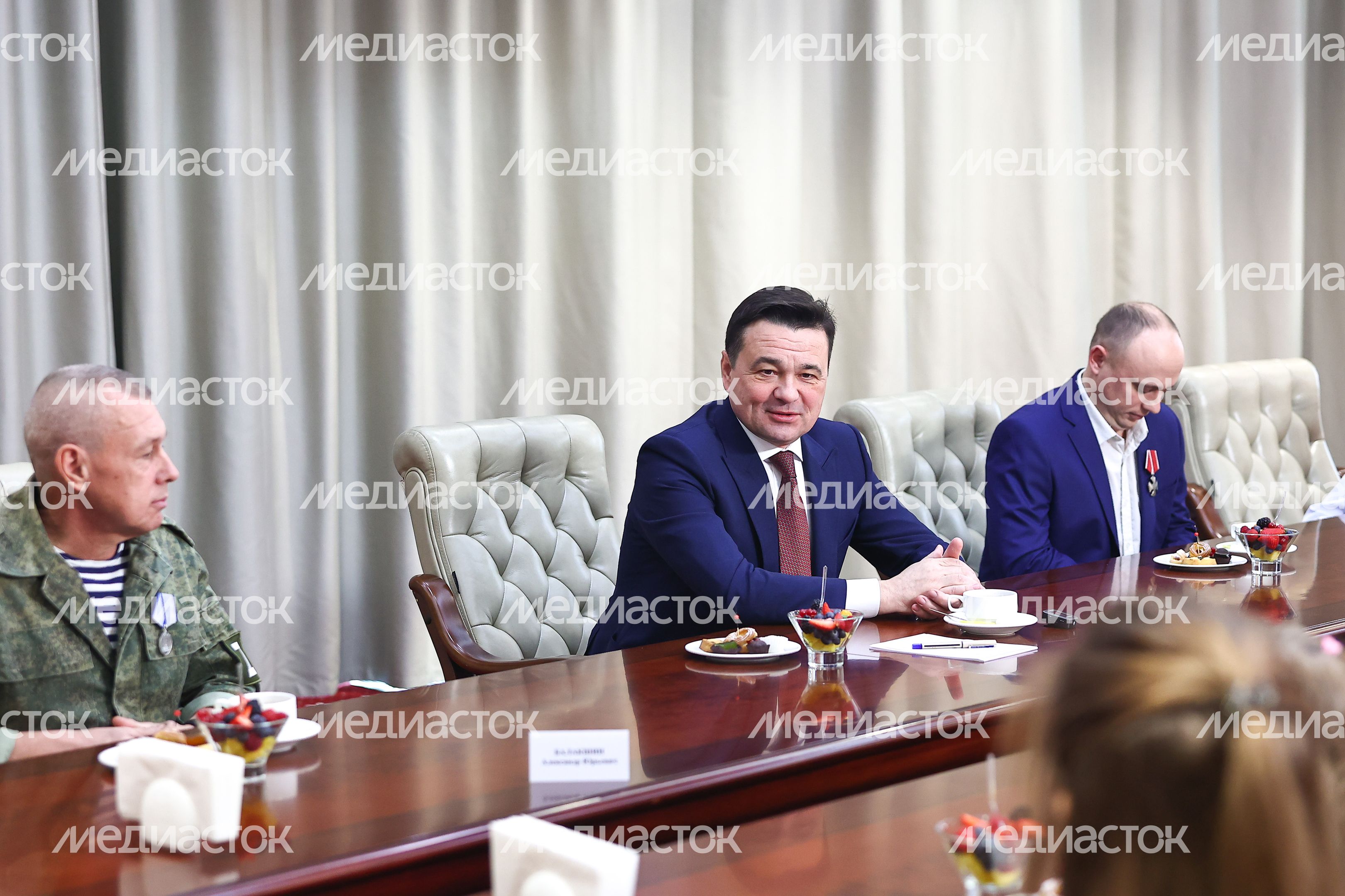 Вручение губернатором Подмосковья государственных наград участникам СВО
