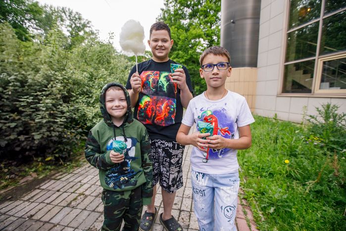 Праздник в честь Дня защиты детей в парке им. Л.Н. Толстого в Химках