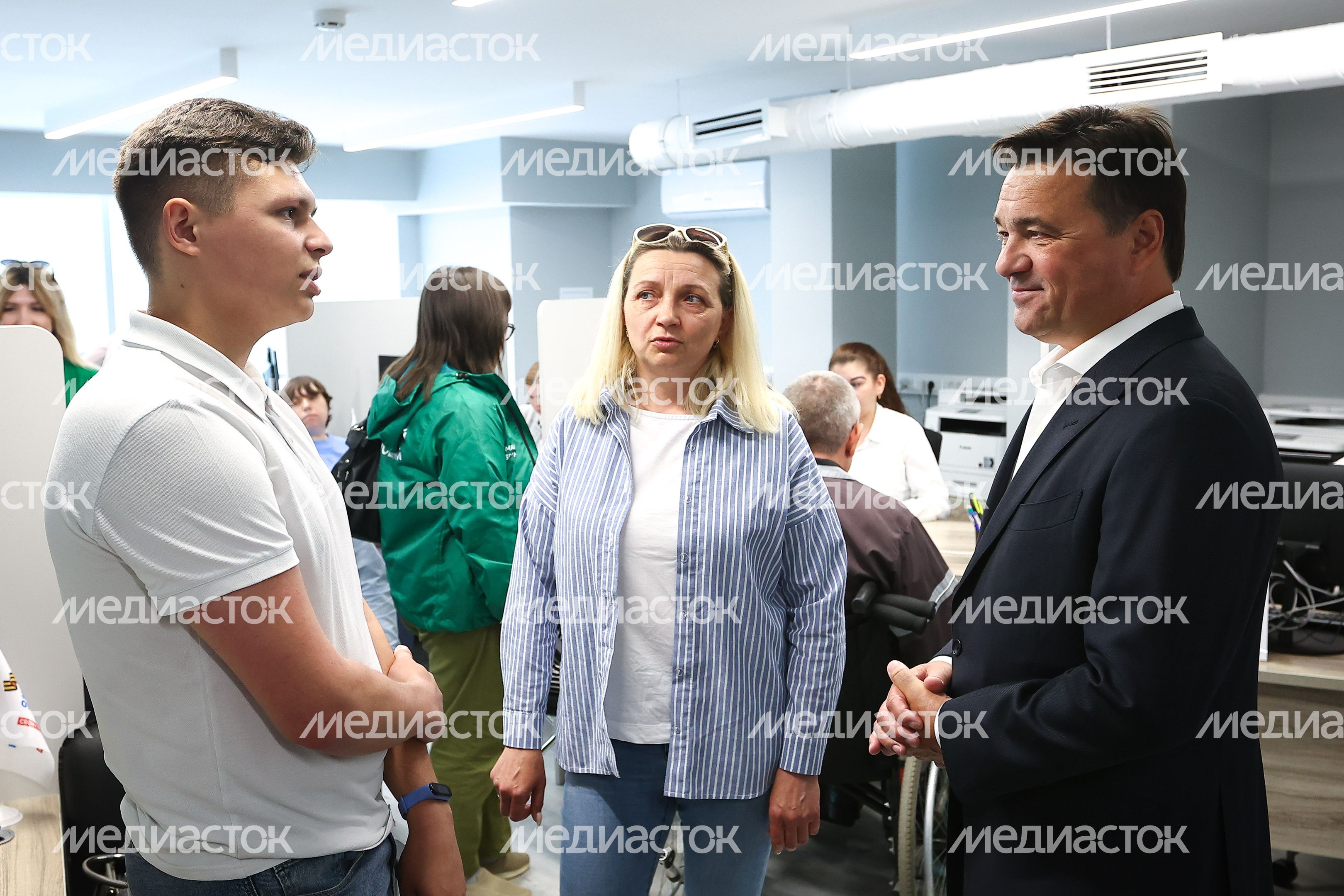 Встреча Губернатора Подмосковья с сотрудниками регионального отделения Фонда «Защитники Отечества»