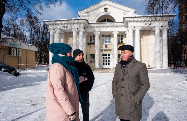 Зимние виды города Жуковский