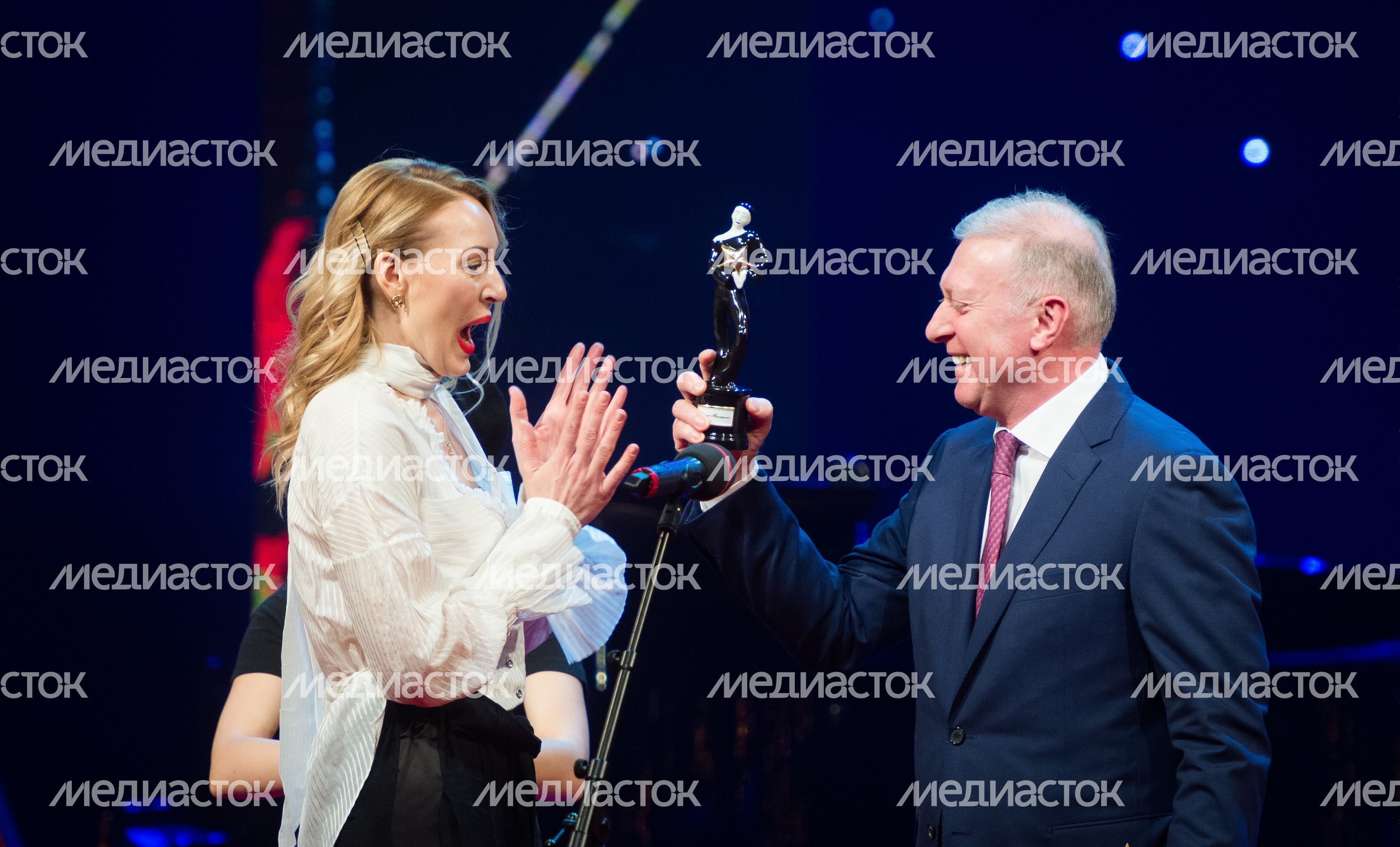 Церемония вручения премии «Звезда Театрала» в театре имени Вахтангова в Москве