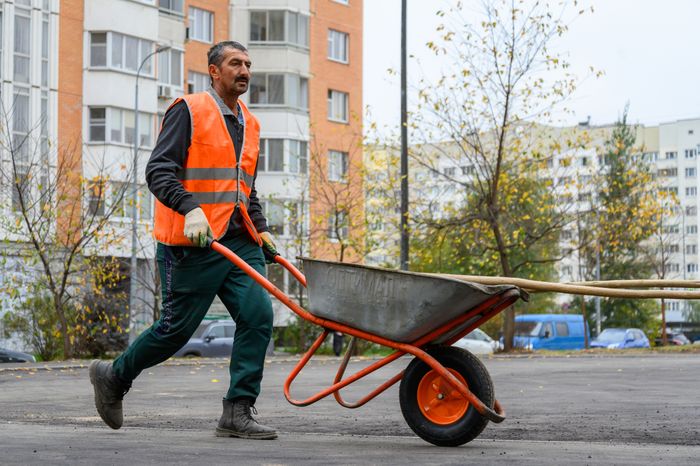 Благоустройство двора в Балашихе на улице Свердлова