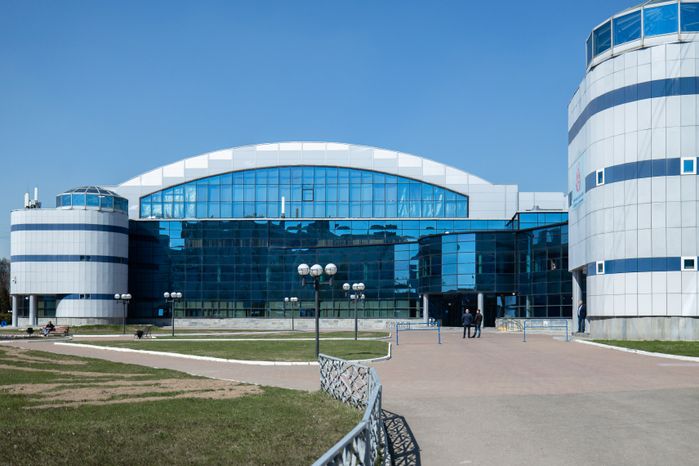 Посещение дворца спорта в Чехове Губернатором Подмосковья