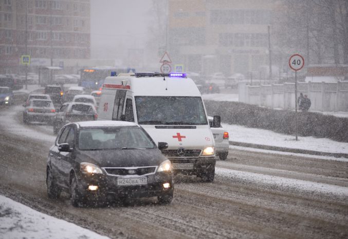 Снегопад в Троицке