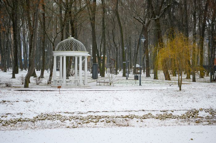 Ротонда в парке усадьбы Кривякино в Воскресенске