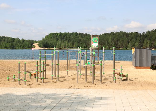 Благоустройство  лесопарка "Волкуша" в Лыткарино