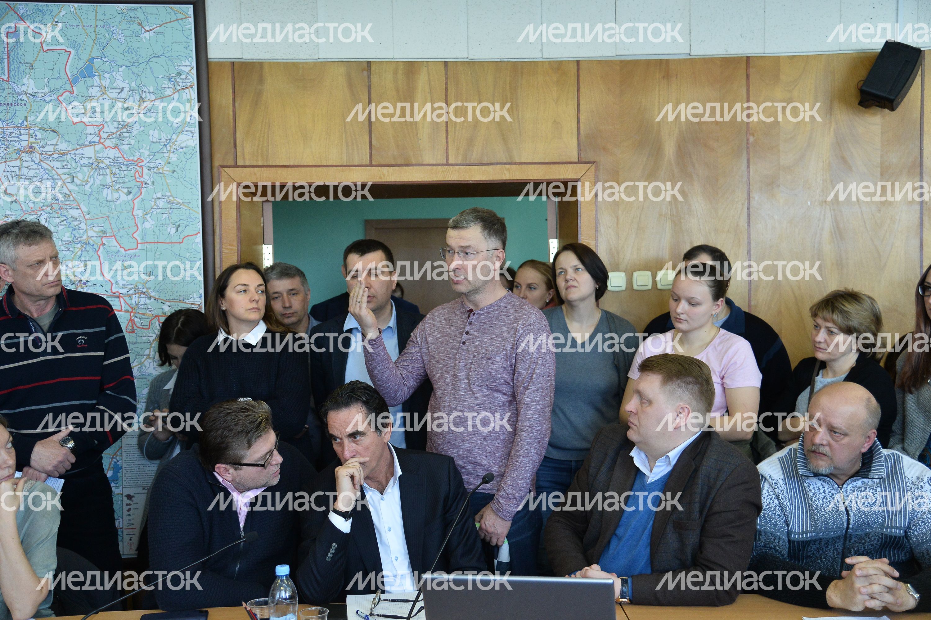 Пресс-конференция в Волоколамске по вопросу полигона твердых бытовых отходов «Ядрово»