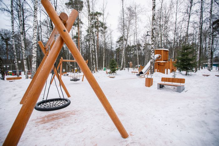 Красногорский городской парк зимой