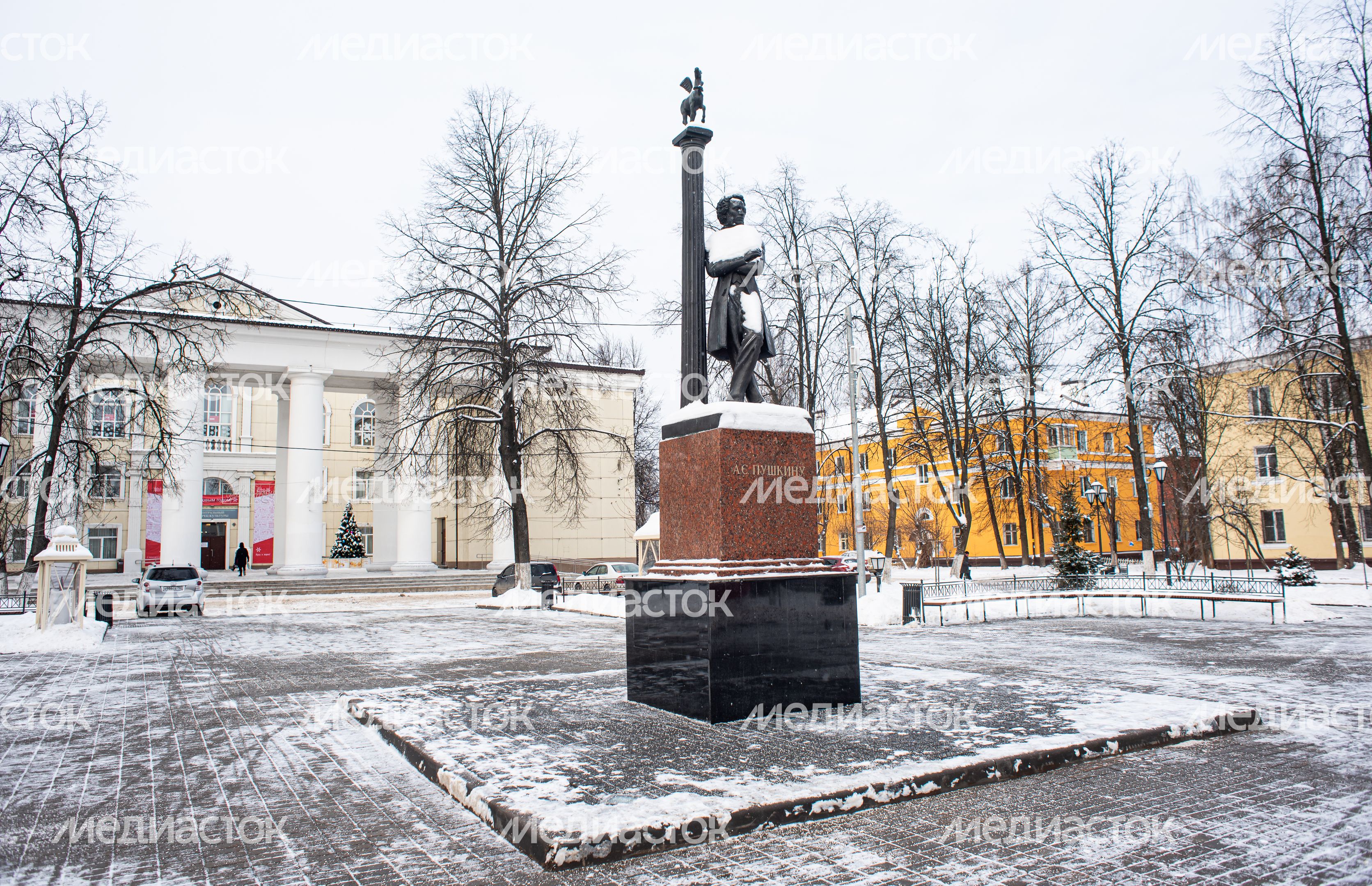 Зимние виды города Щелково
