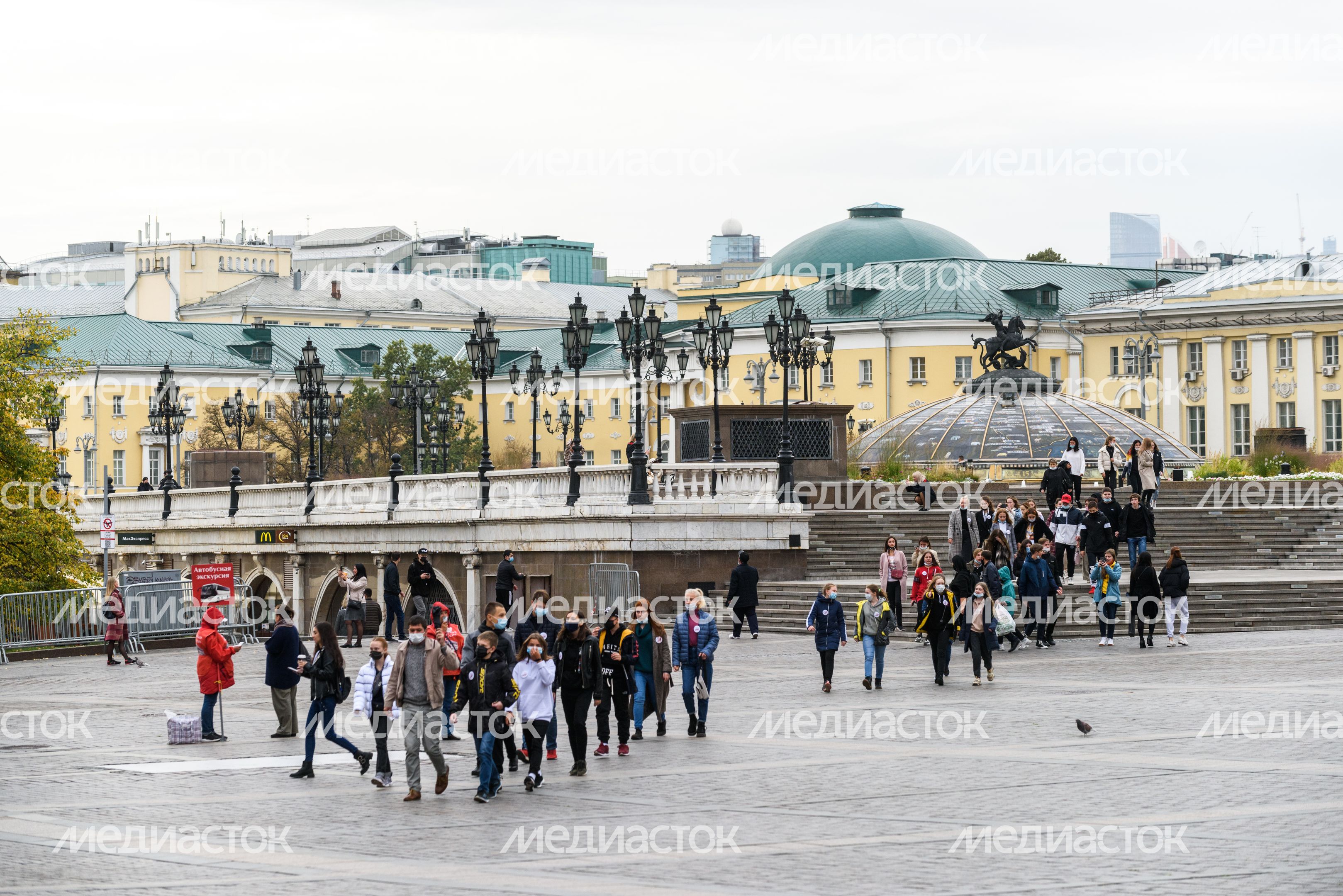 Масочный режим в Москве