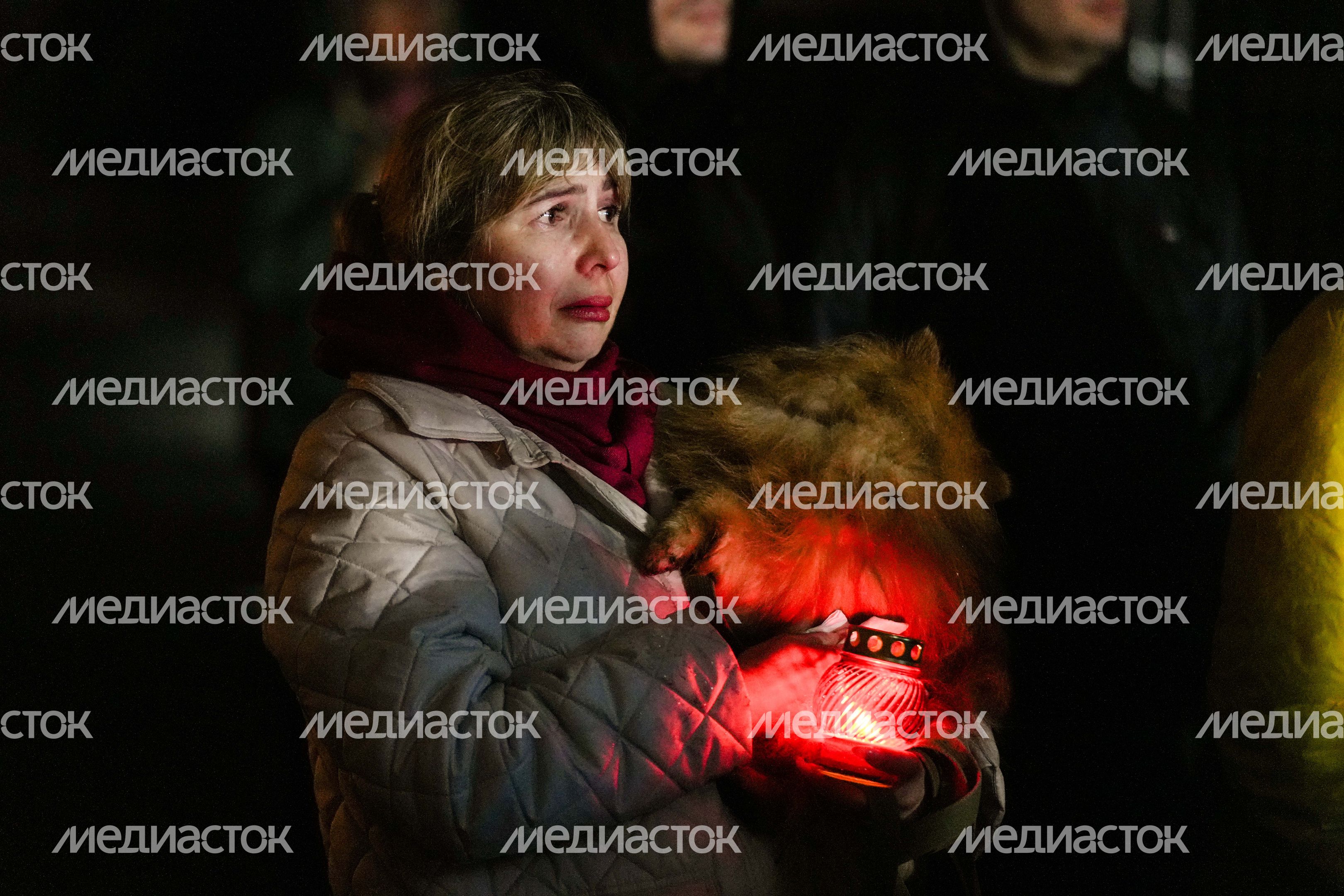 Акция памяти «Журавли» прошла на девятый день после теракта в "Крокус Сити Холле"