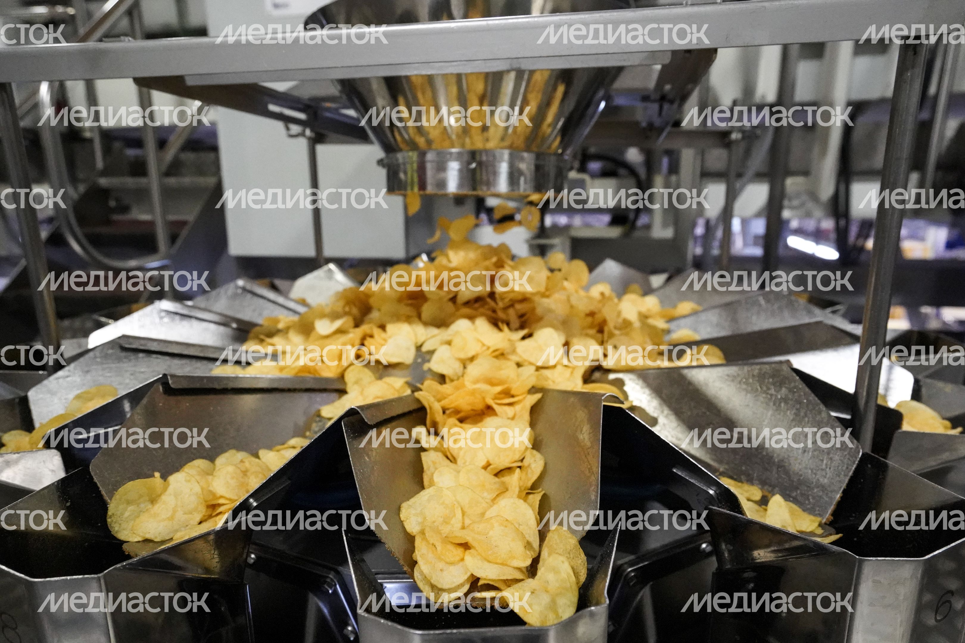 Производство чипсов Lay’s на заводе PepsiCo в Кашире Производство чипсов Lay’s на заводе PepsiCo в Кашире