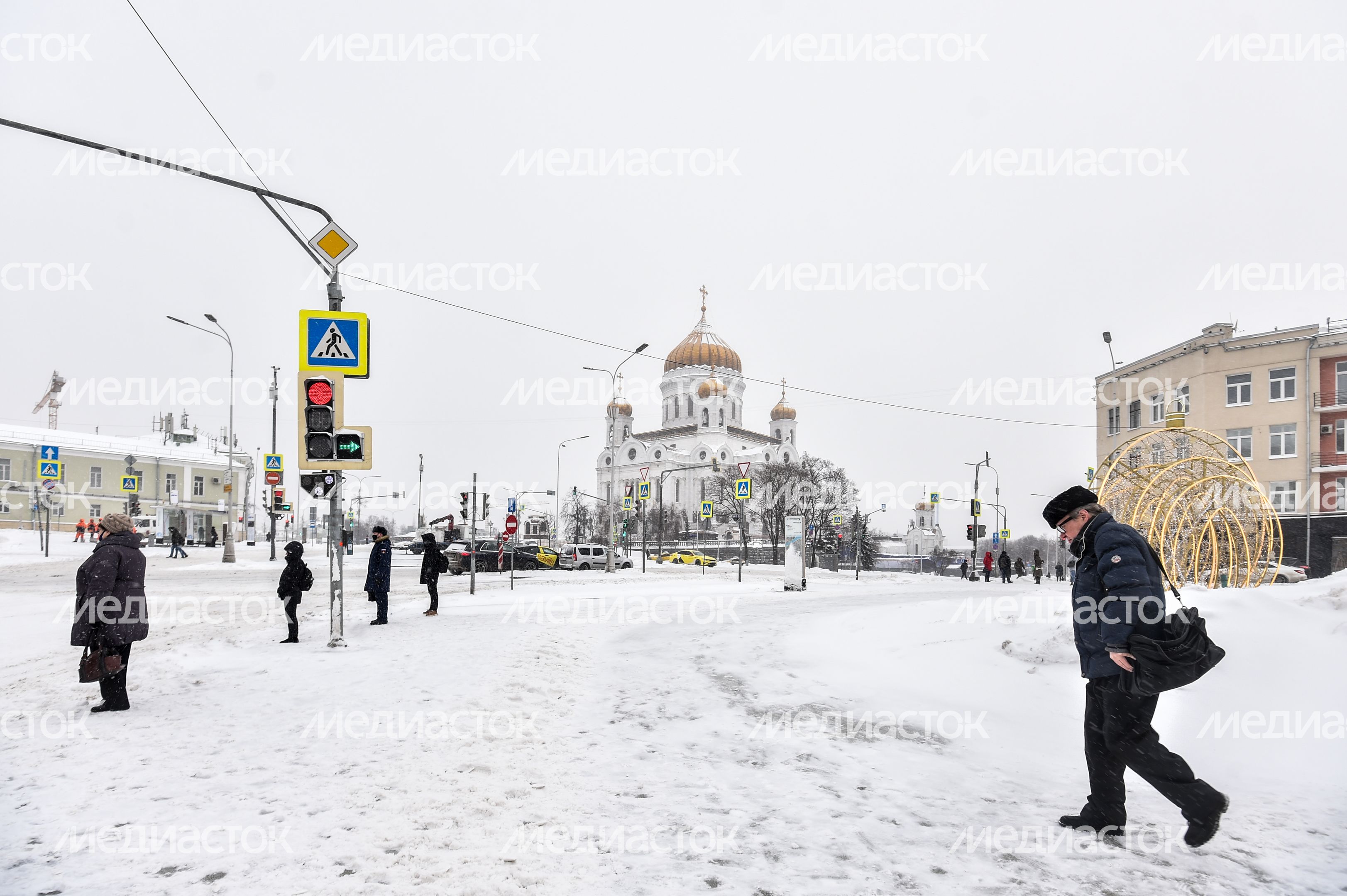 Снегопад в Москве Снегопад в Москве