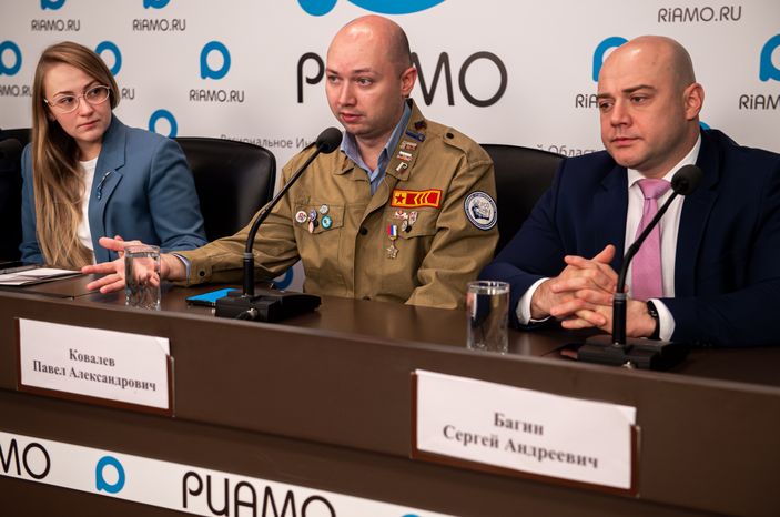 Пресс-конференция по организации «Добрых комнат» в Подмосковье