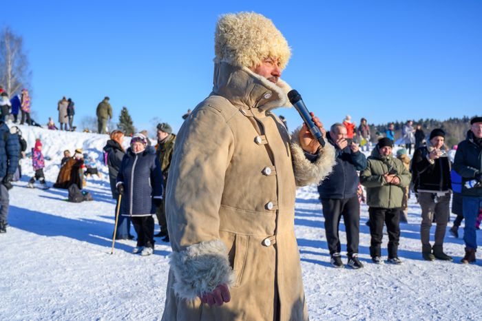 Народные гулянья на Масленице в Мураново