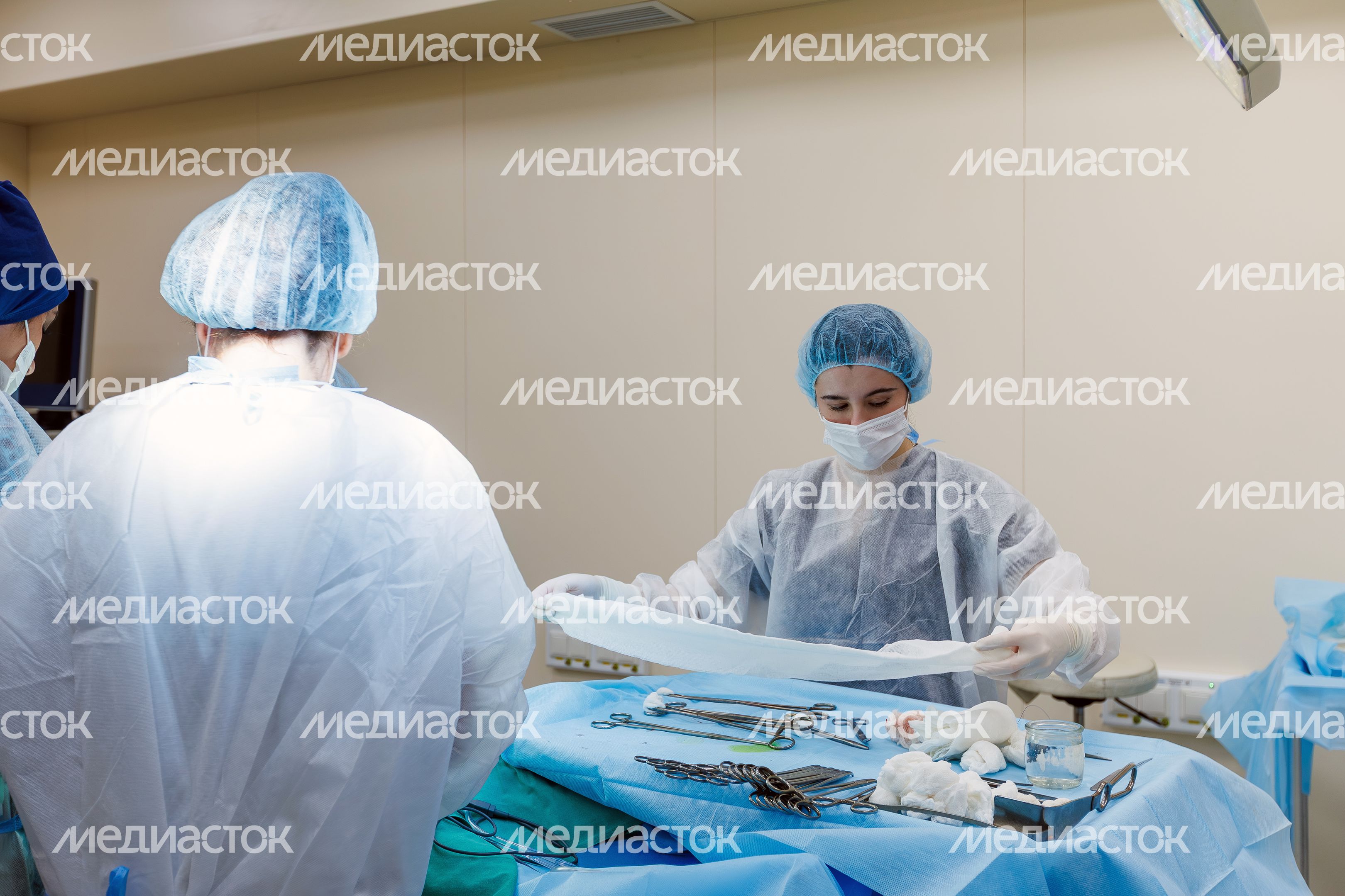 Операционная Московского областного НИИ акушерства и гинекологии имени академика В.И. Краснопольского (МОНИИАГ) Операционная Московского областного НИИ акушерства и гинекологии имени академика В.И. Краснопольского (МОНИИАГ)