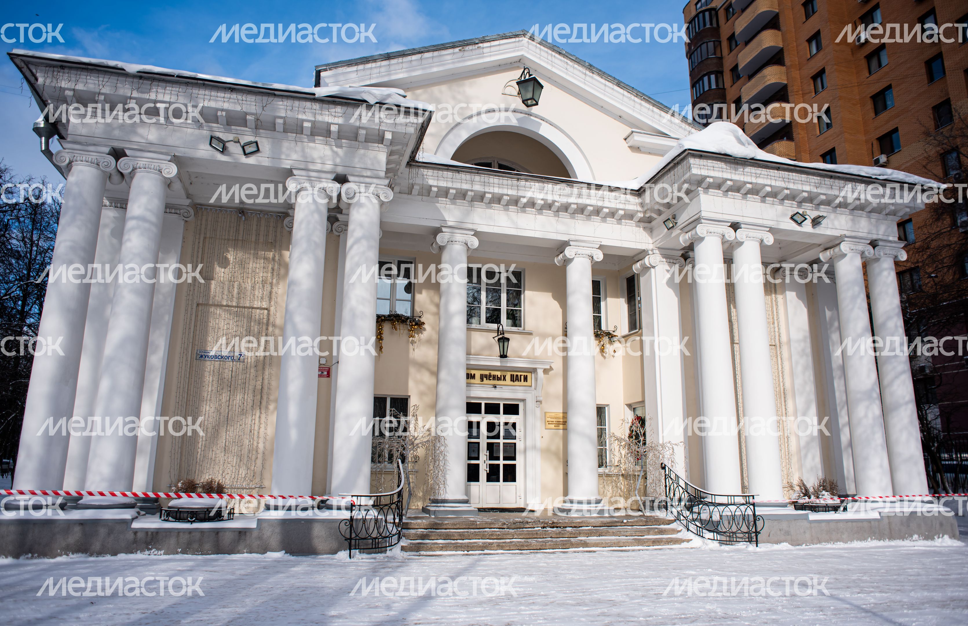 Зимние виды города Жуковский