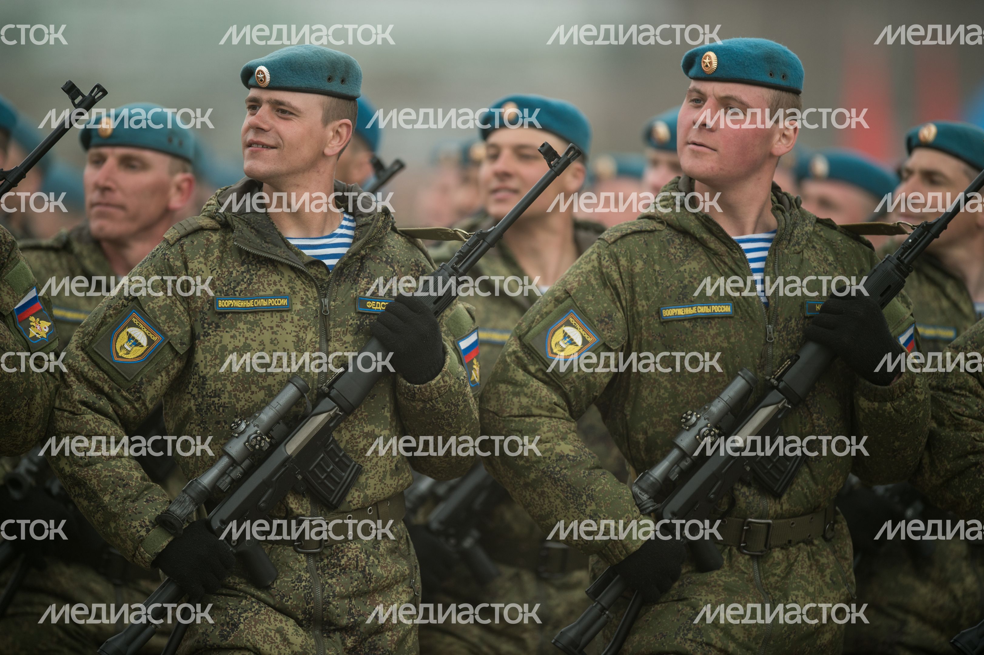 Репетиция Парада Победы в Алабино