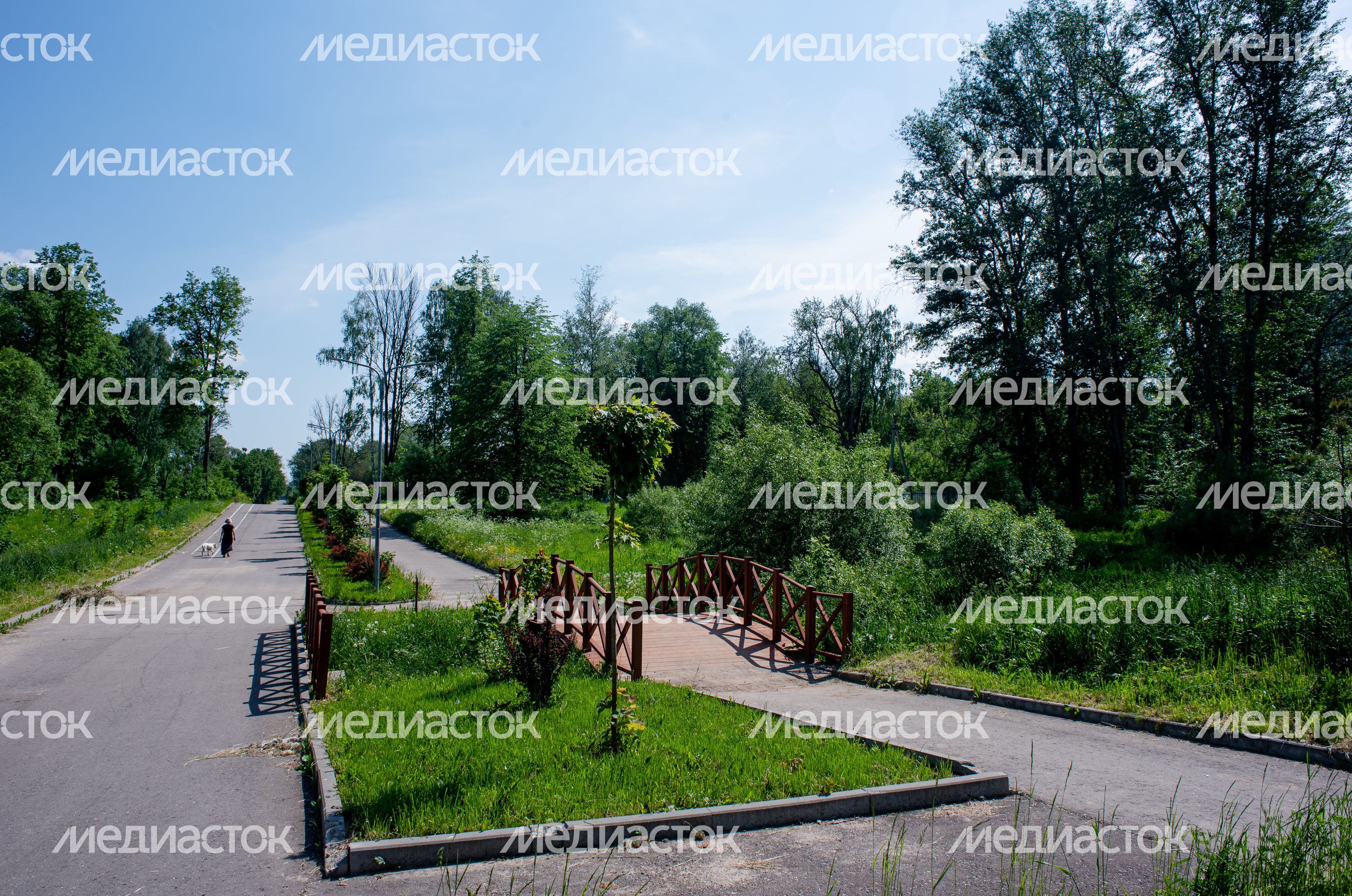 Летние виды города Яхрома