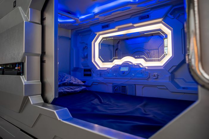 Виды Капсульного отеля Aerosleep в аэропорту Внуково