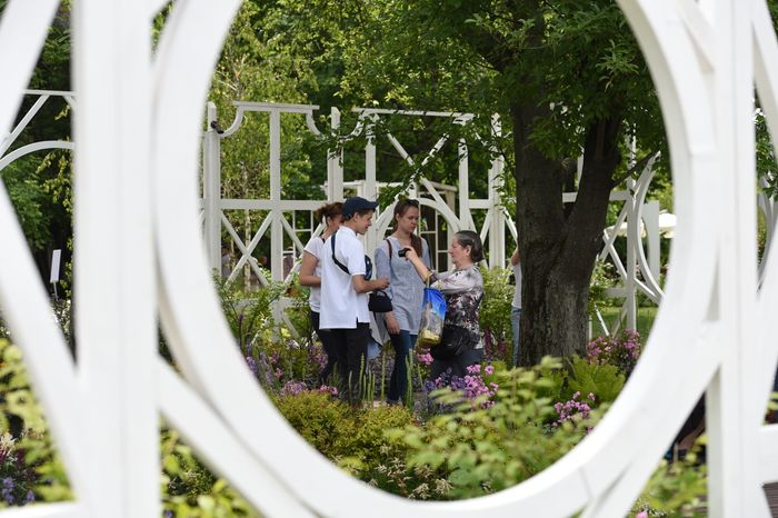 Открытие фестиваля садов и цветов Moscow Flower Show в парке «Музеон» в Москве