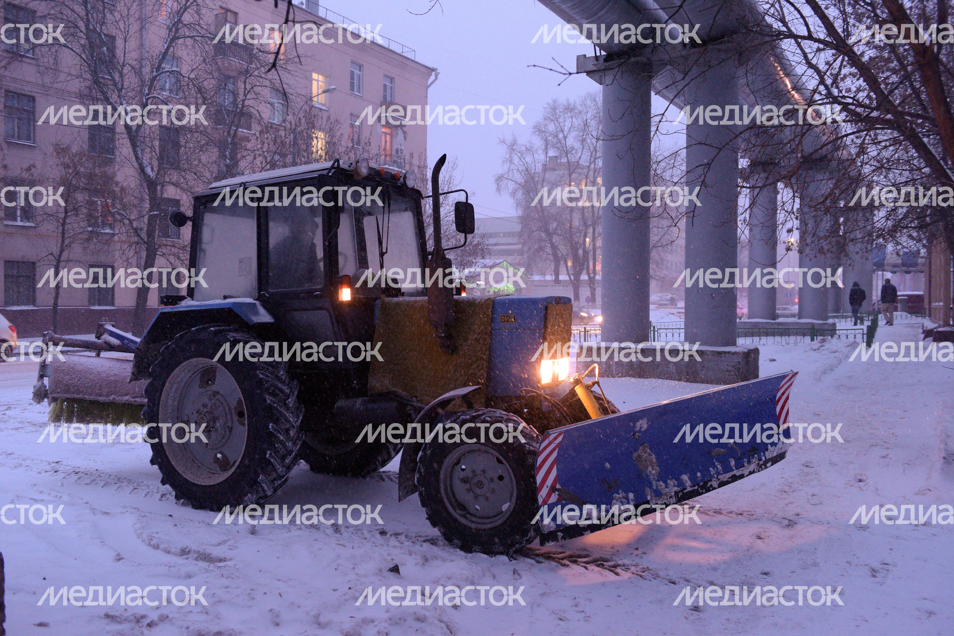 Снегопад в Москве