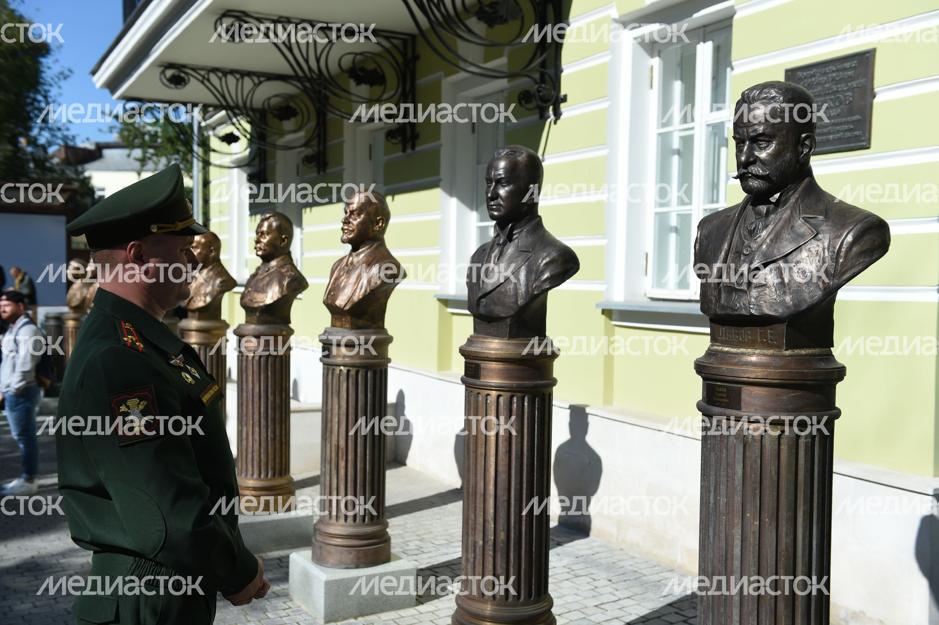 Открытие Аллеи правителей в Москве