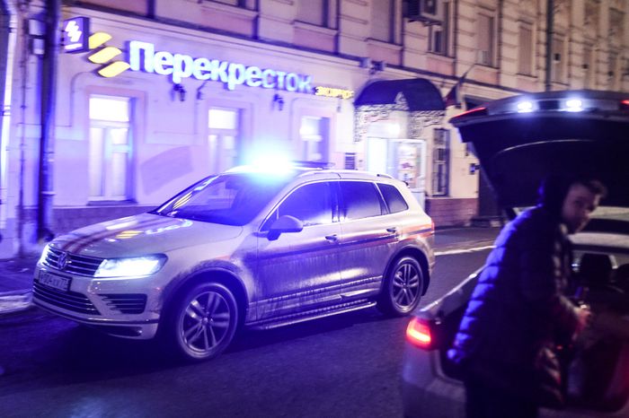 Обрушение кровли реконструируемого здания центре Москвы