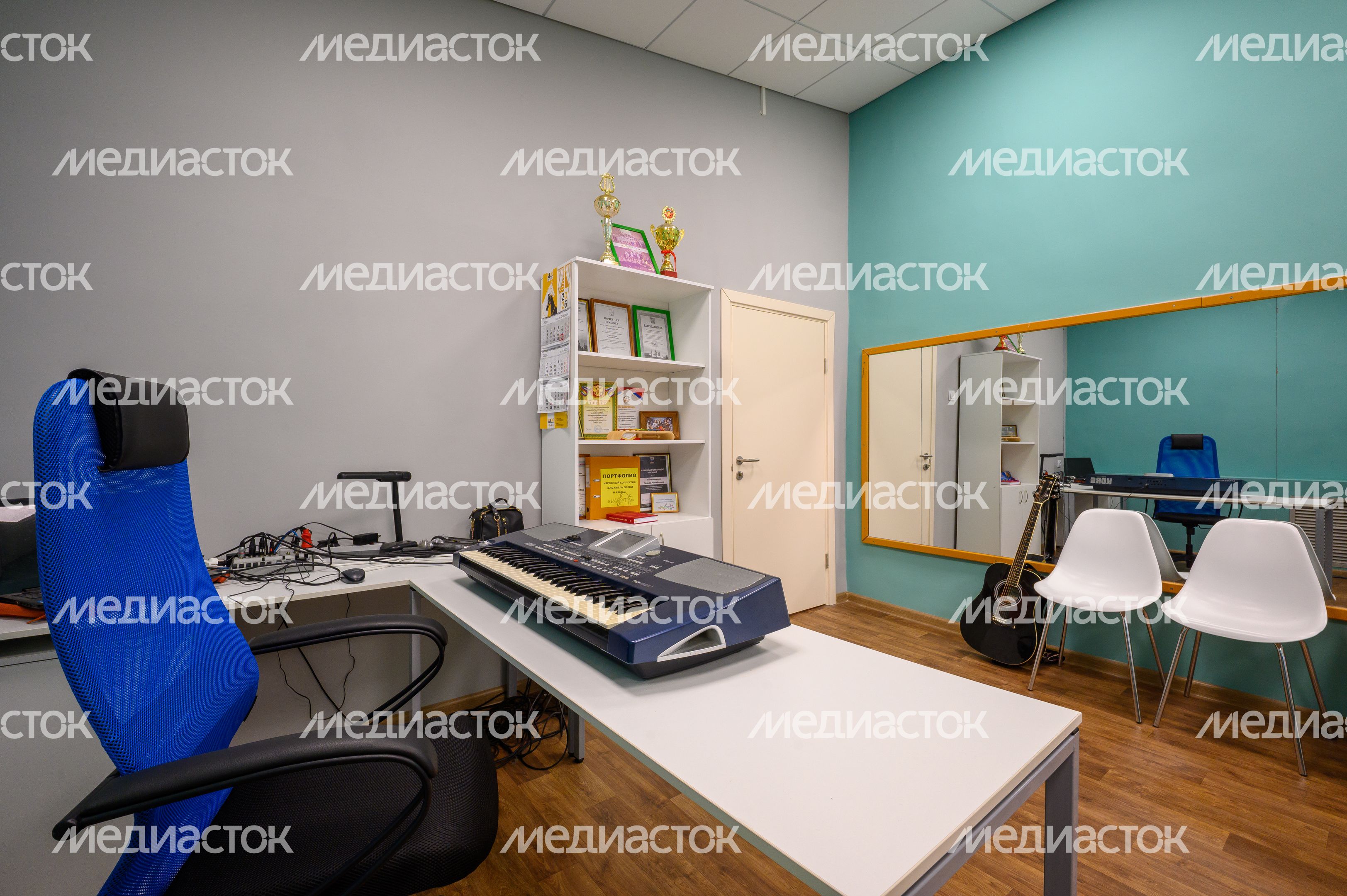 Кабинет для занятий музыкой в Доме культуры поселка Радужный округа Коломна после капитального ремонта Кабинет для занятий музыкой в Доме культуры поселка Радужный округа Коломна после капитального ремонта