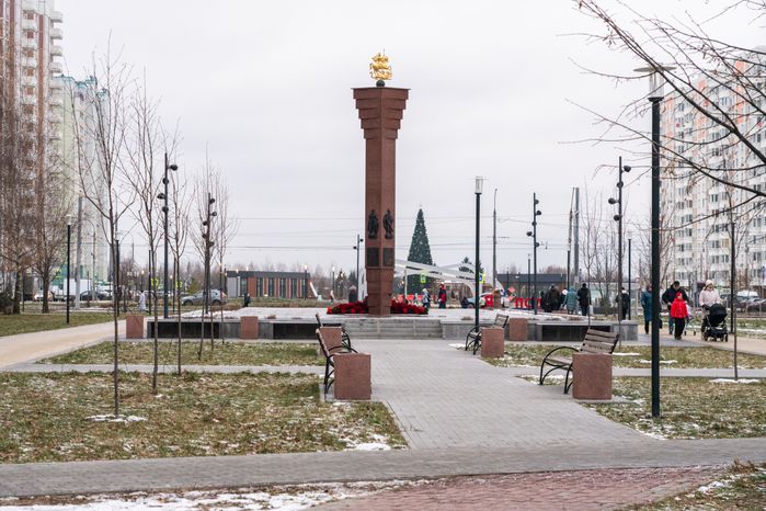 Стела «Населенный пункт воинской доблести» в Подольске