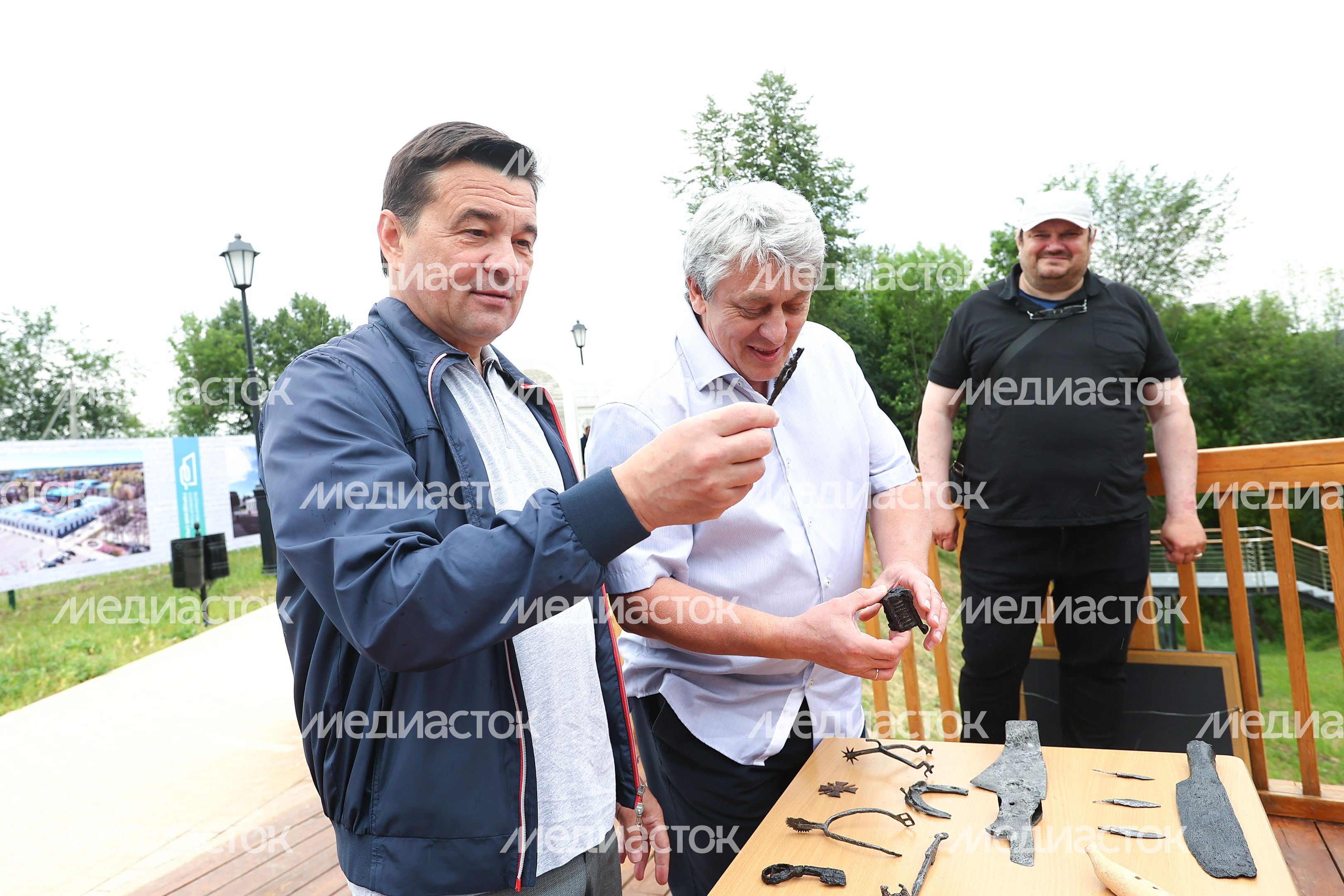 Проверка хода капремонта начальной школы СОШ №1 в Верее Губернатором Подмосковья