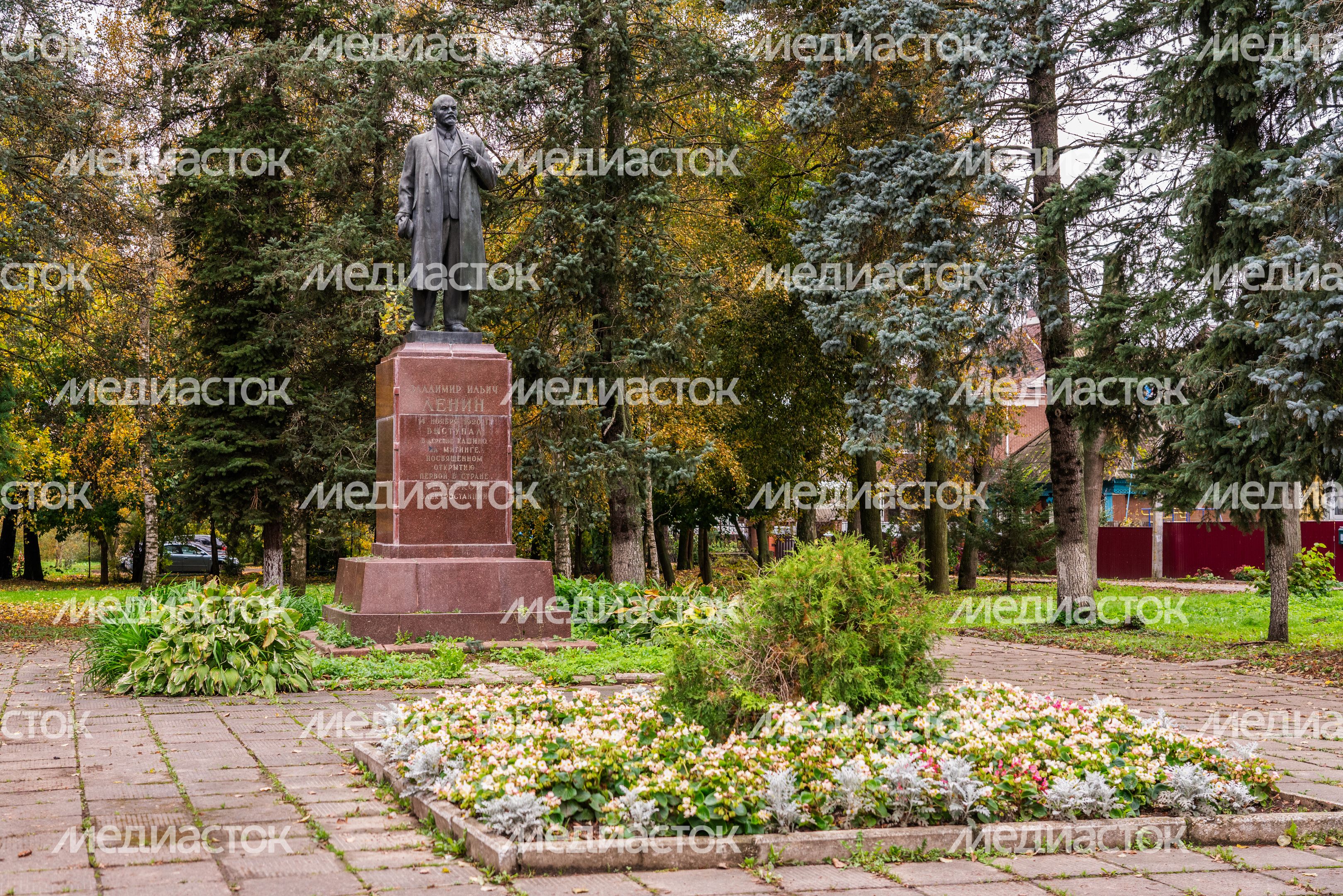 Памятник В.И. Ленину в деревне Кашино Волоколамского округа Памятник В.И. Ленину в деревне Кашино Волоколамского округа